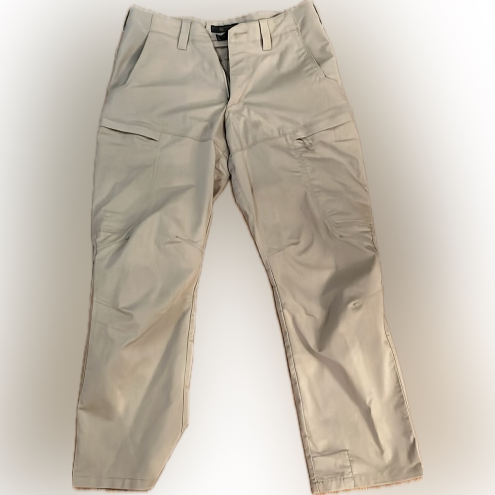 511 Tactical Pants Size 34 x 30 Long Tan Rip Stop Cargo Utility Pants
